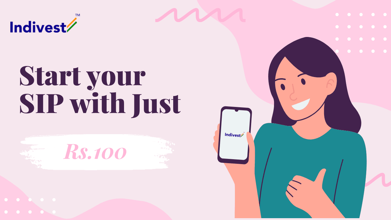 Woman investor starting SIP on phone